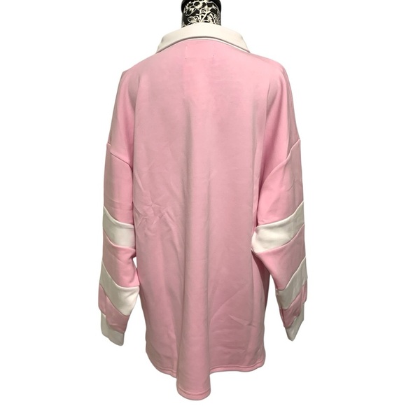 Simply Southern Pink and White Striped Long Sleeve Shirt - Picture 2 of 7